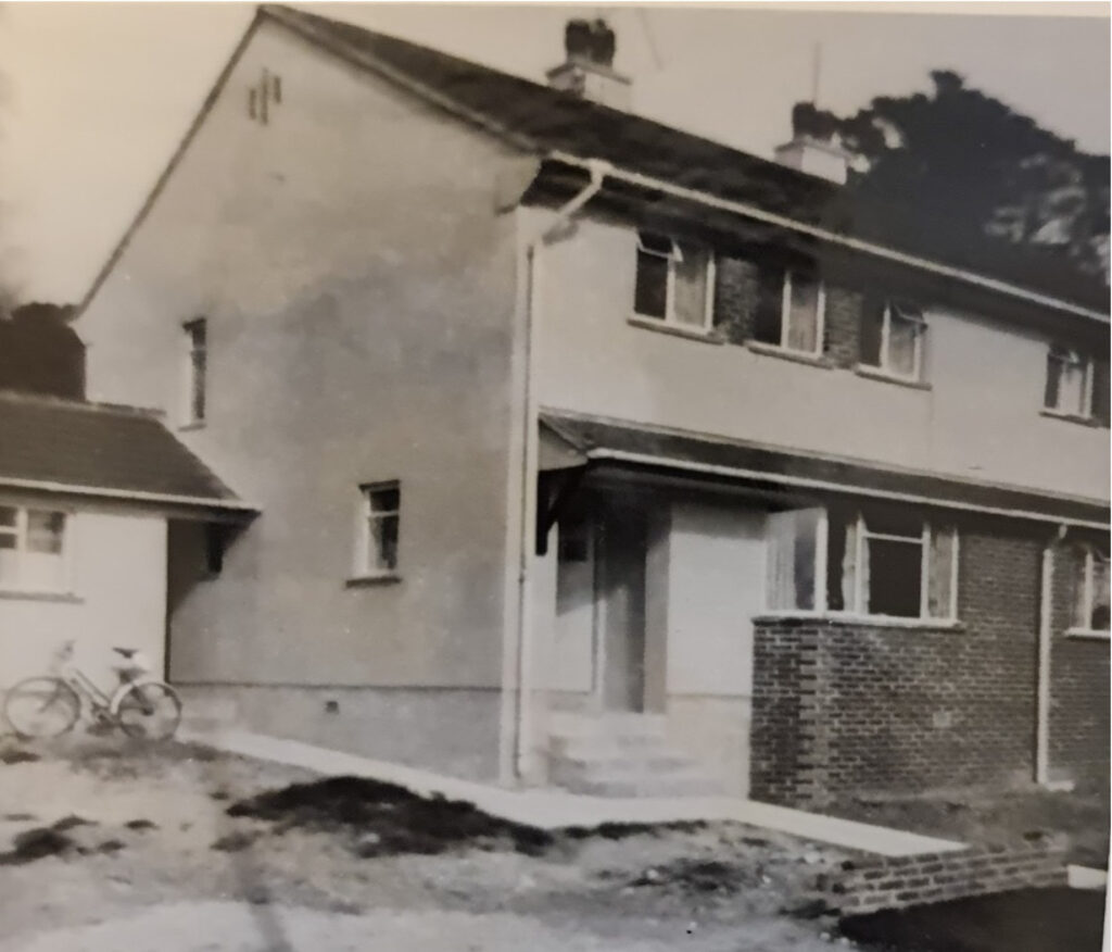 24 Cockhaven Close shortly after building 1965