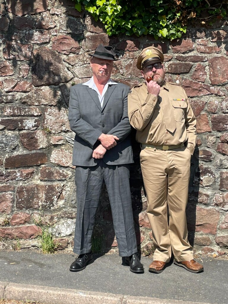 Dave Robbins the spiv and James Day the GI D Day 2025