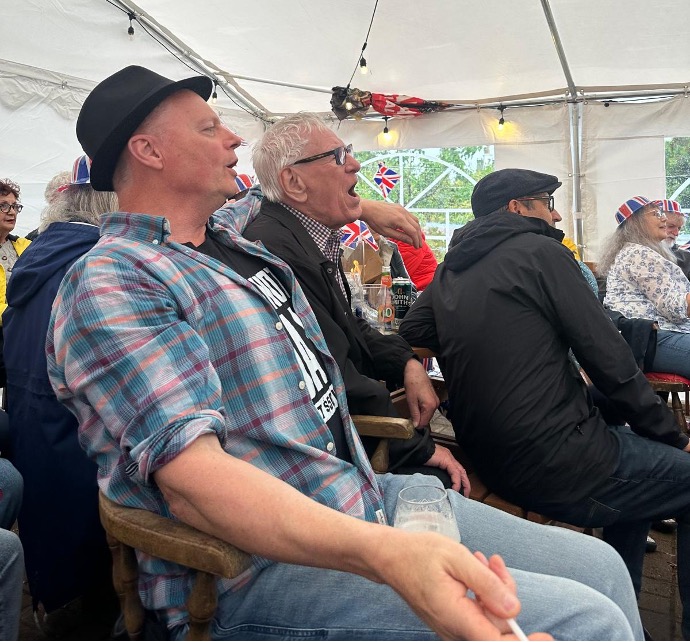 Colin Back and Dave Robbins at D Day and Birthday celebrations June 2026
